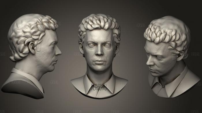 Tim Curry stl model for CNC